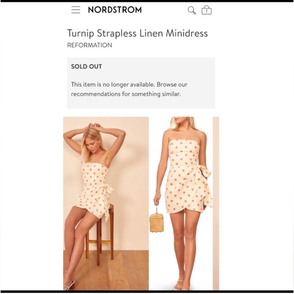 🍯 Reformation Turnip Dress, Color Andie - Size 2 🍯 - Picture 11 of 11